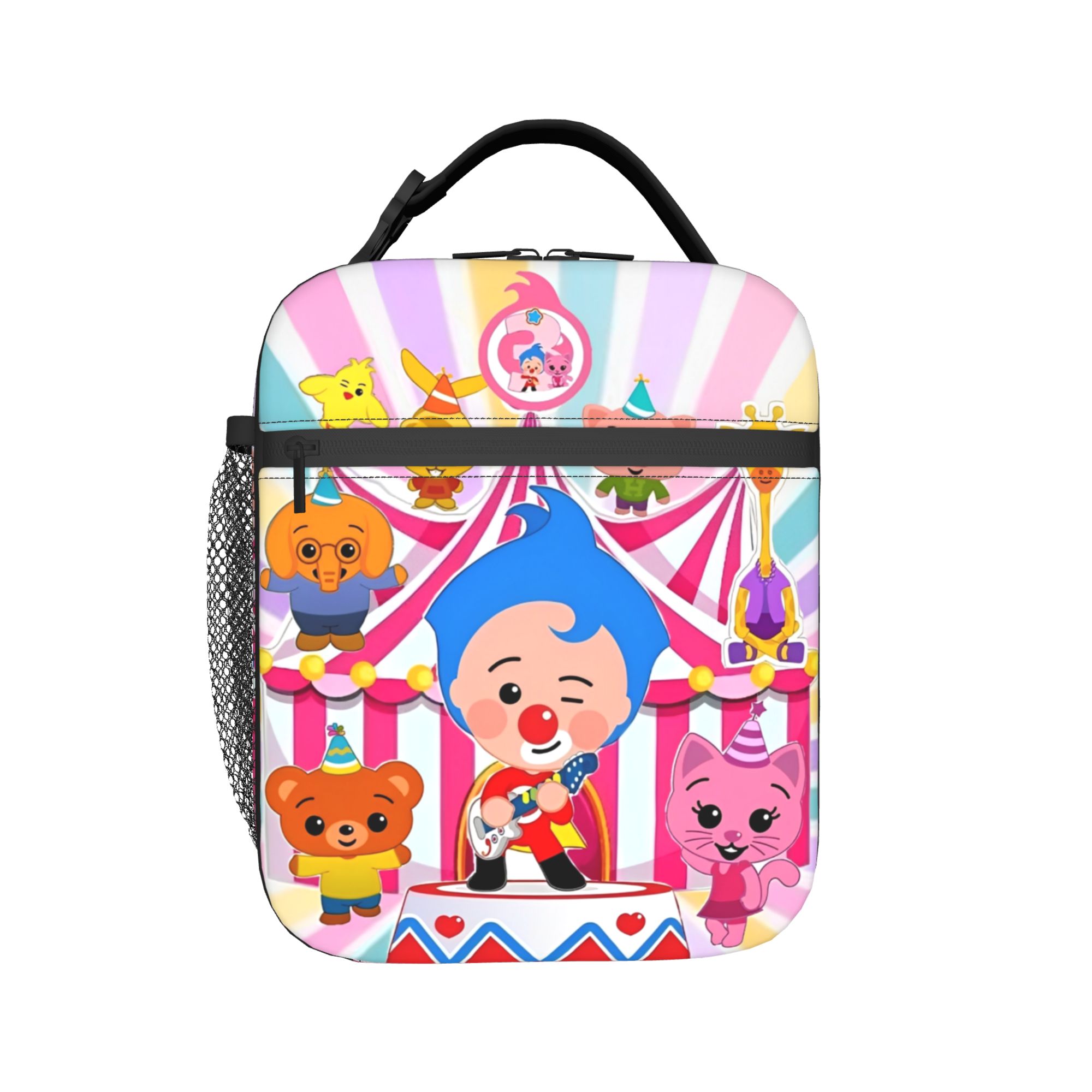 Plyo Box Set - P-Plims Isolierte Lunchtasche, tragbar, Clown-Design, wiederverwendbare