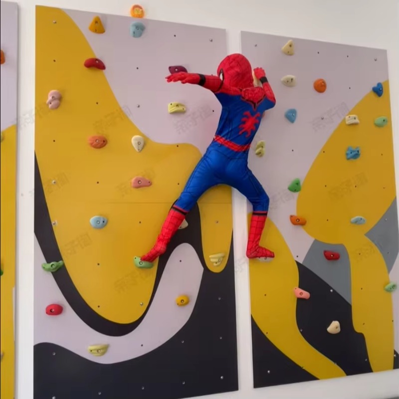 Home Gym For Kids - Kinder-Kletterwand aus Sperrholz für Innenräume mit