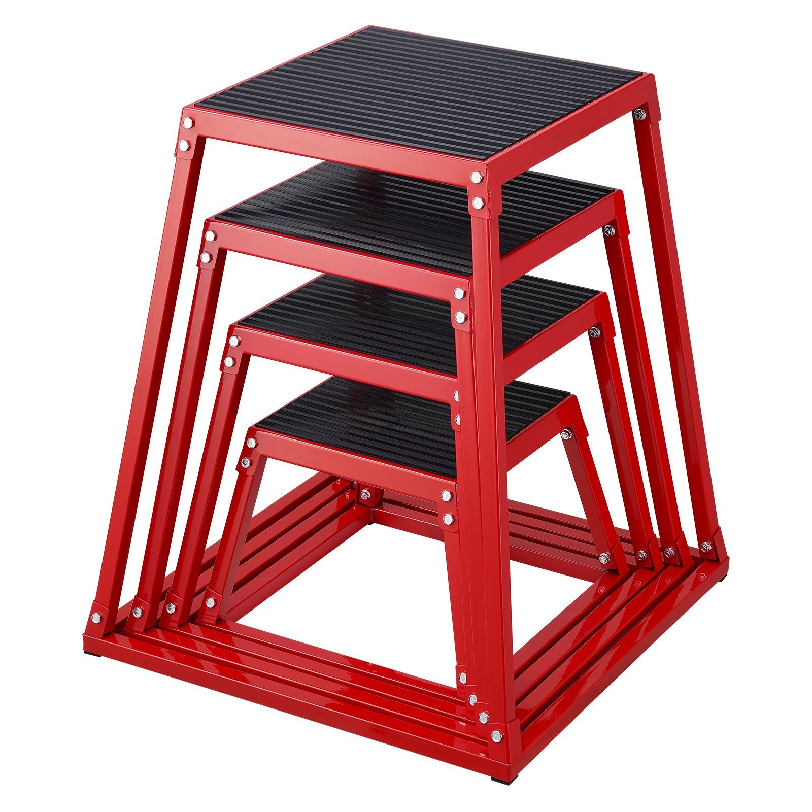 Plyo Box Set - Plyometrische Sprungboxen, 12/18/24/30 Zoll Plyo-Box, Plattform