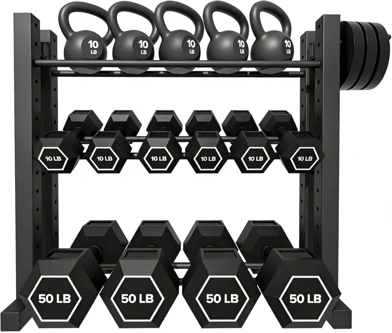 Home Gym Gym - Für den Heimgebrauch, Stahlmaterial, Silberfarben, Höhenverstellbar,