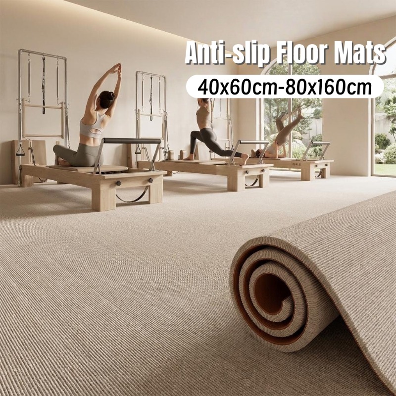 Home Gym Equipment Amazon - Großer Verschleißfester Rutschfester Teppich Kunstfell-Teppich Sicherheits-Bodenmatte