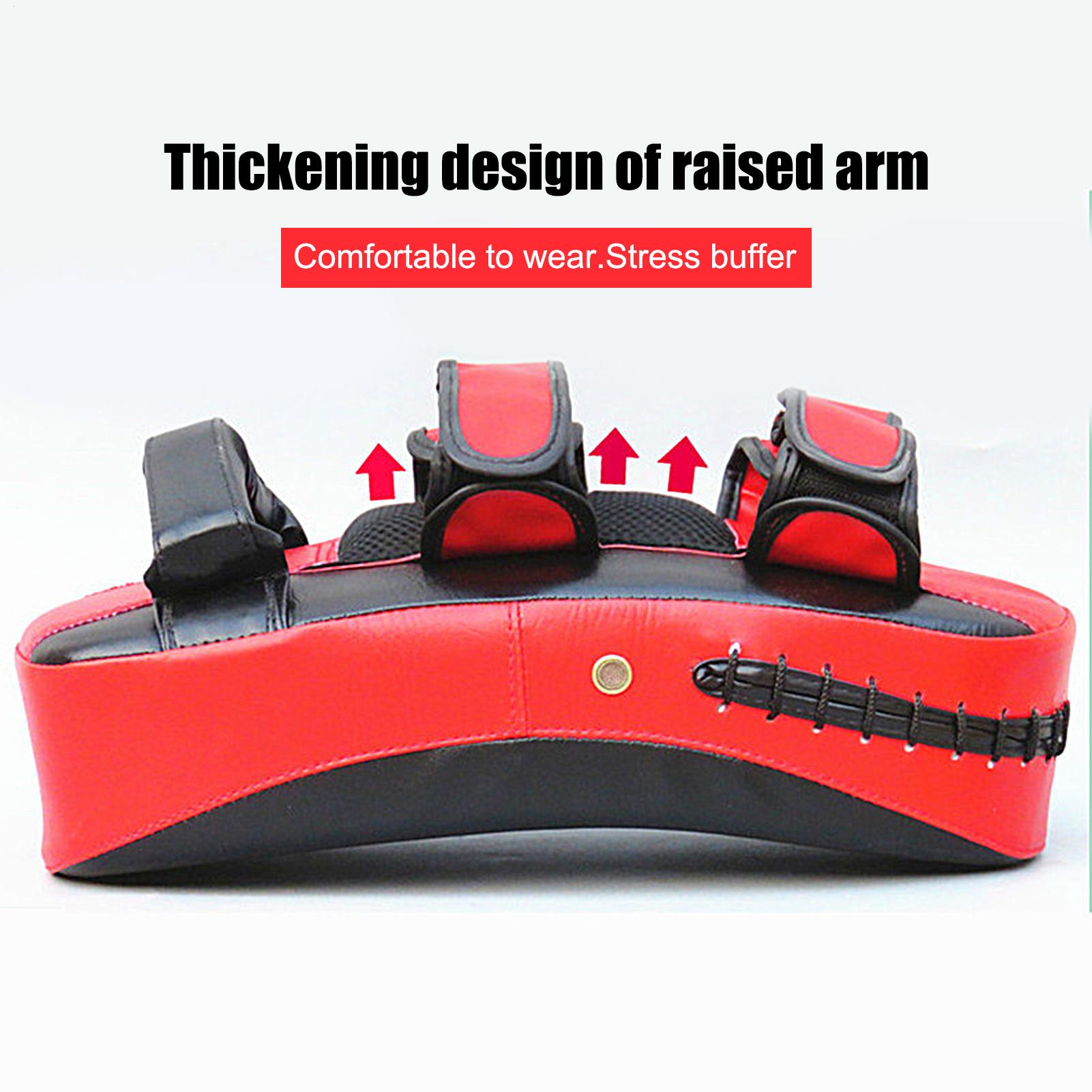 Home Gym For Kids - Boxpads aus PU-Leder, gebogene Schlagpolster, Kampfsport-Trainingspad