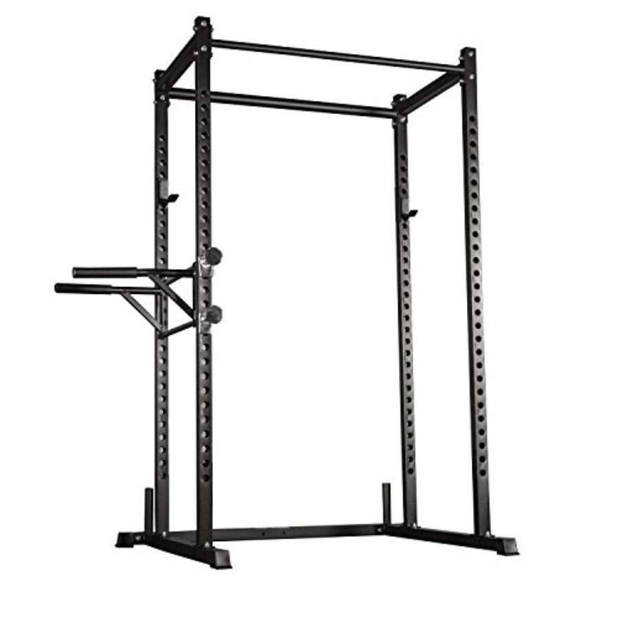 Home Gym Multi - Heimfitness-Squat-Cage für Krafttraining: Stahlkonstruktion, schwarze Ausführung,