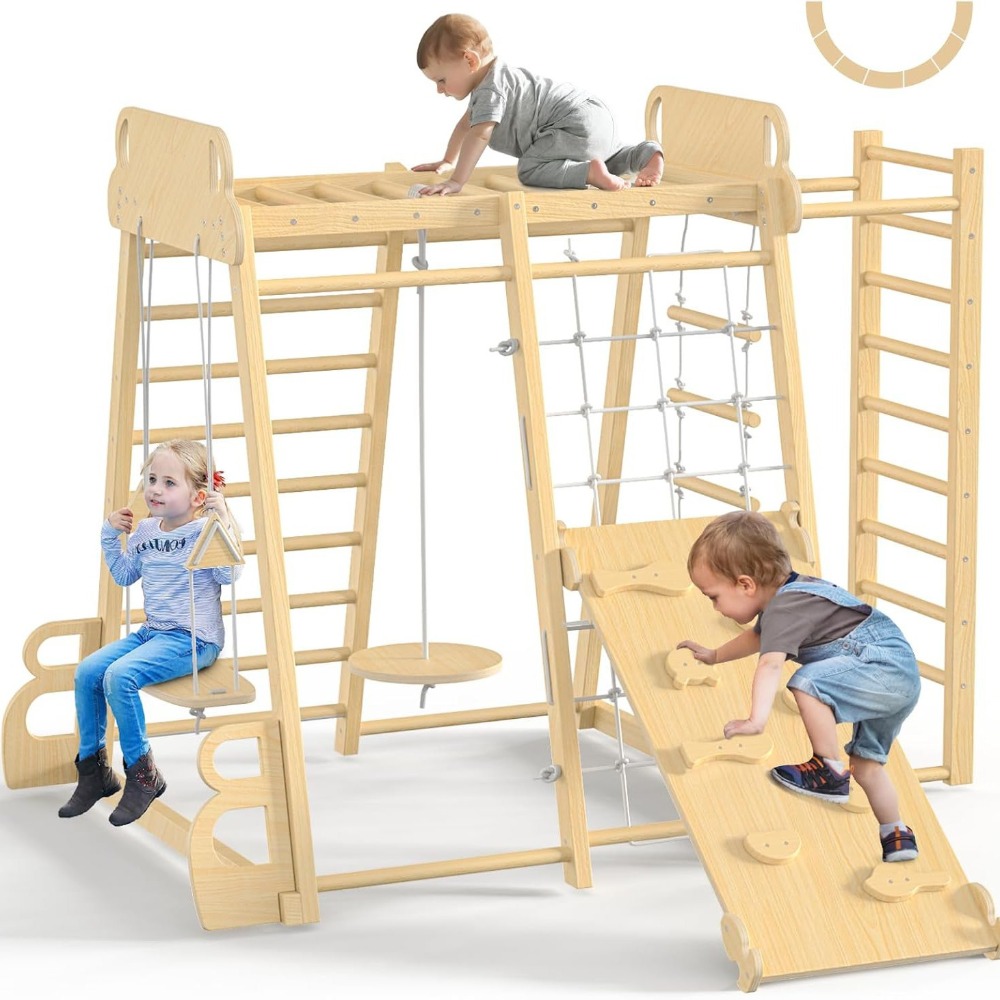 Indoor-Dschungelgym 9-in-1 Spi – Home Gym For Kids Bewertung und Preis
