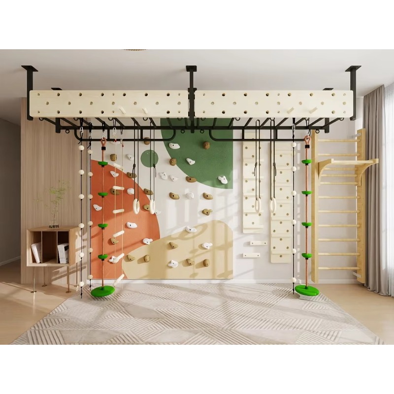 Kinder-Kletterwand aus Sperrho – Home Gym For Kids Bewertung und Preis