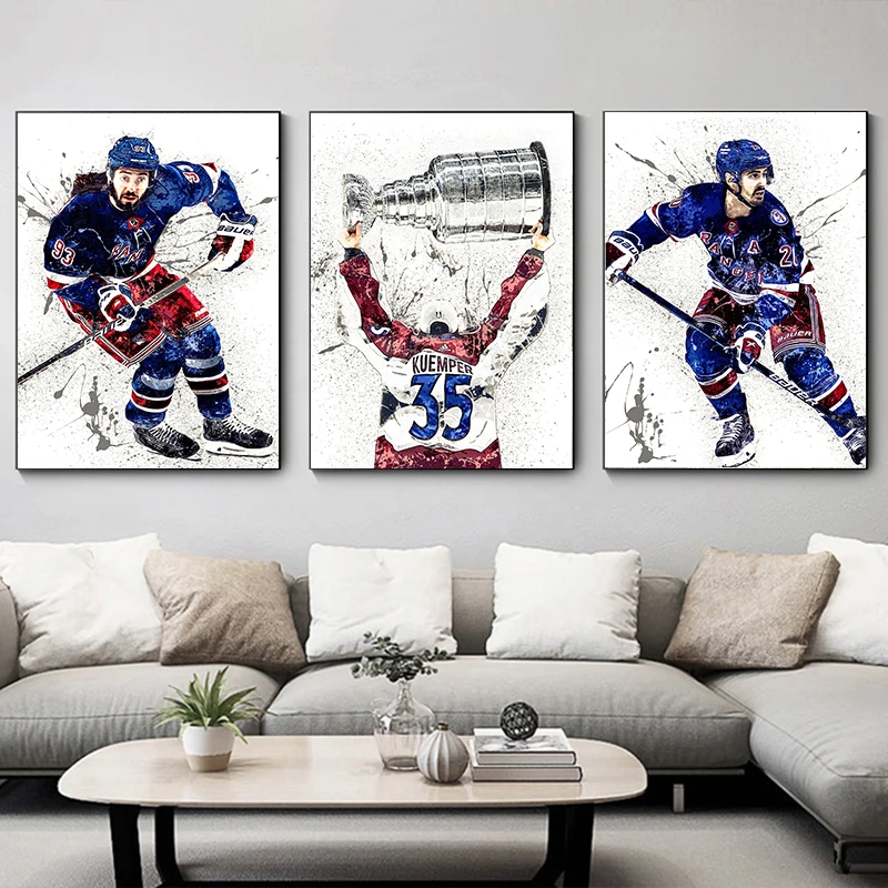Abstract Ice Hockey Portrait S – Home Gym For Kids Bewertung und Preis