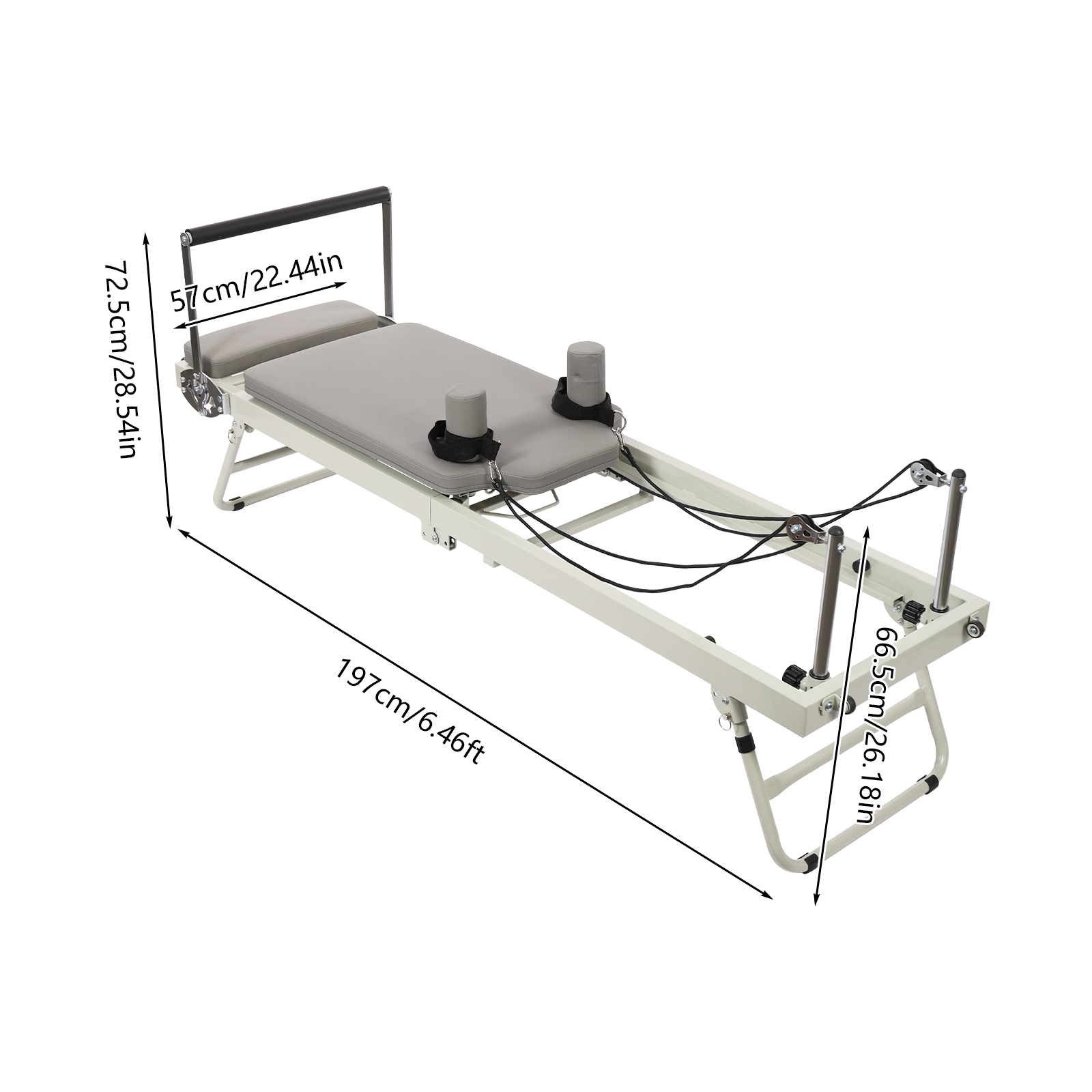 Graue moderne klappbare Pilate – Home Gym Equipment Amazon Bewertung und Preis