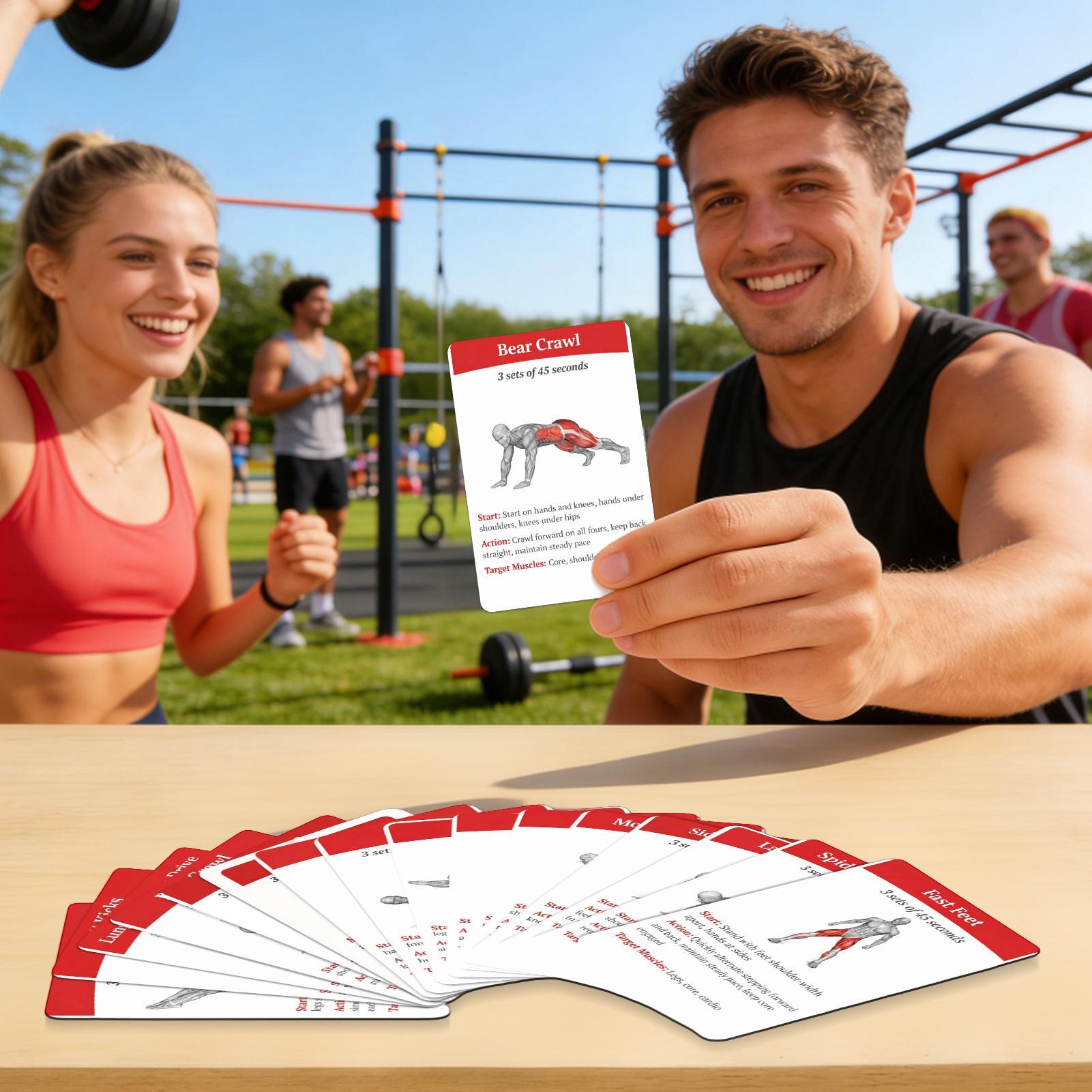 Workout-Karten-Set, 36 Stück,  – Home Gym Guide Bewertung und Preis