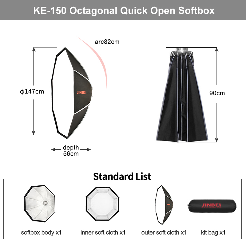 JINBEI KE-150cm Schnell Aufbau – Plyo Box Set Bewertung und Preis