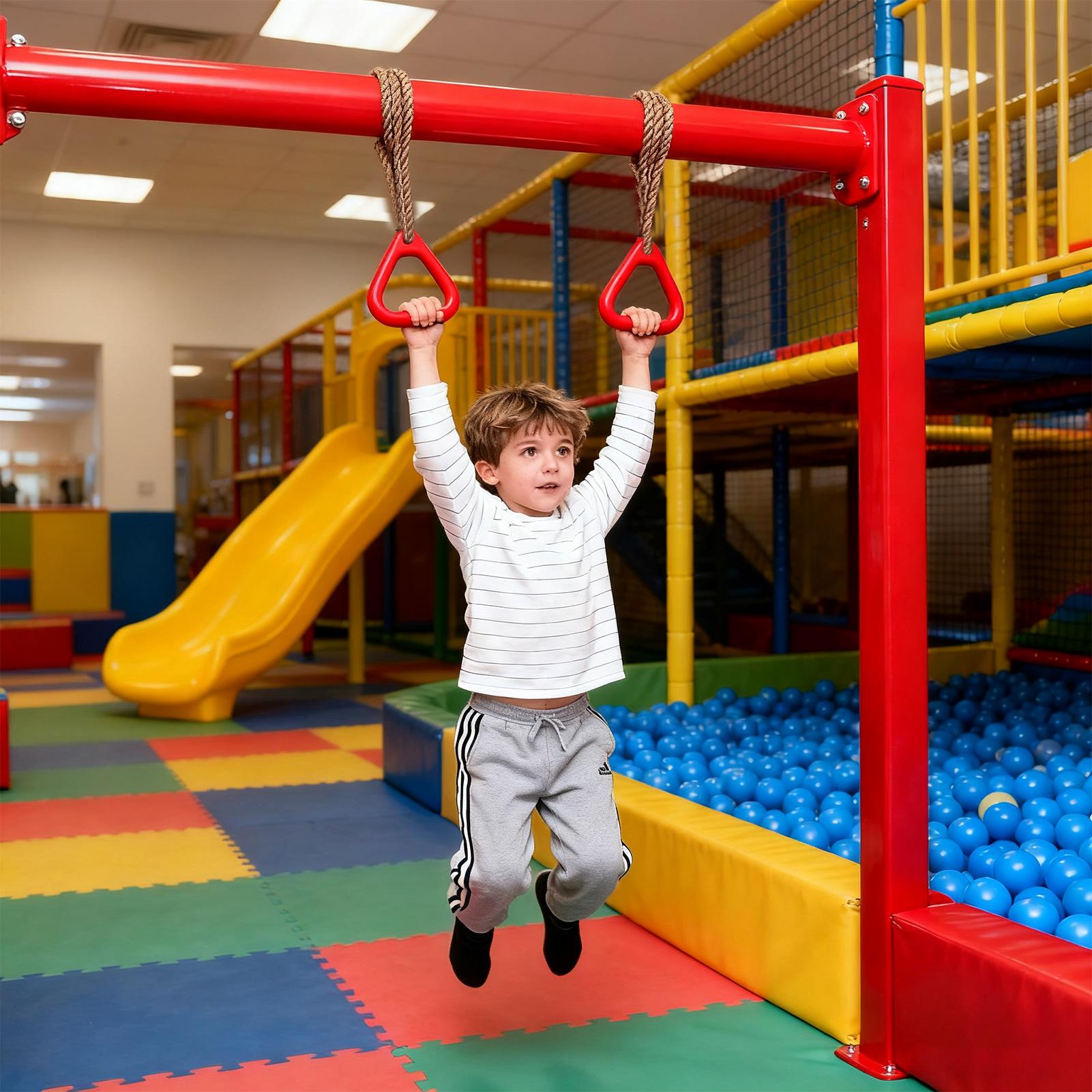 Gymnastikringe für Kinder, Kra – Home Gym For Kids Bewertung und Preis