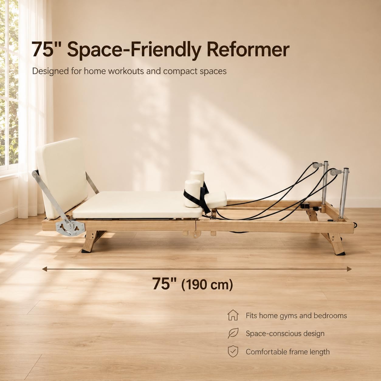75 Zoll faltbare Pilates-Refor – Home Gym Equipment Amazon Bewertung und Preis