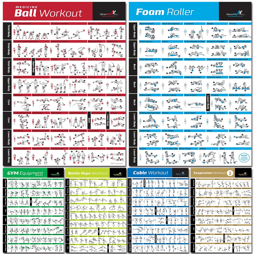 Fitness-Workout-Poster mit Han – Home Gym Guide Bewertung und Preis