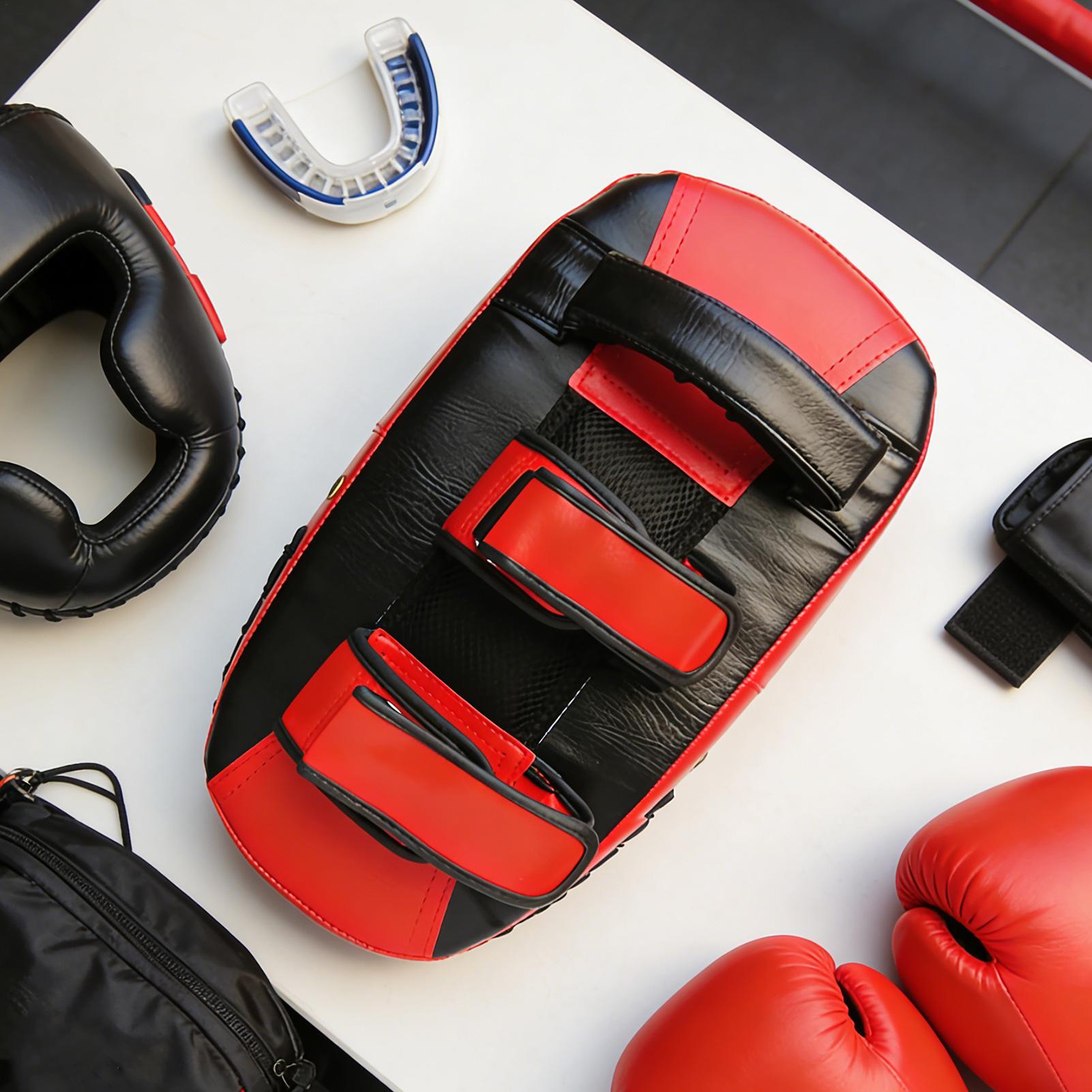 Boxpads aus PU-Leder, gebogene – Home Gym For Kids Bewertung und Preis