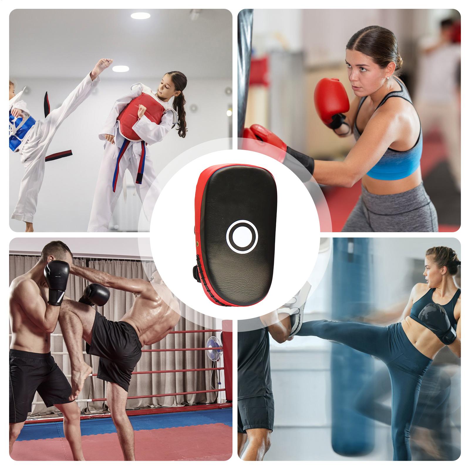 Boxpads aus PU-Leder, gebogene – Home Gym For Kids Bewertung und Preis