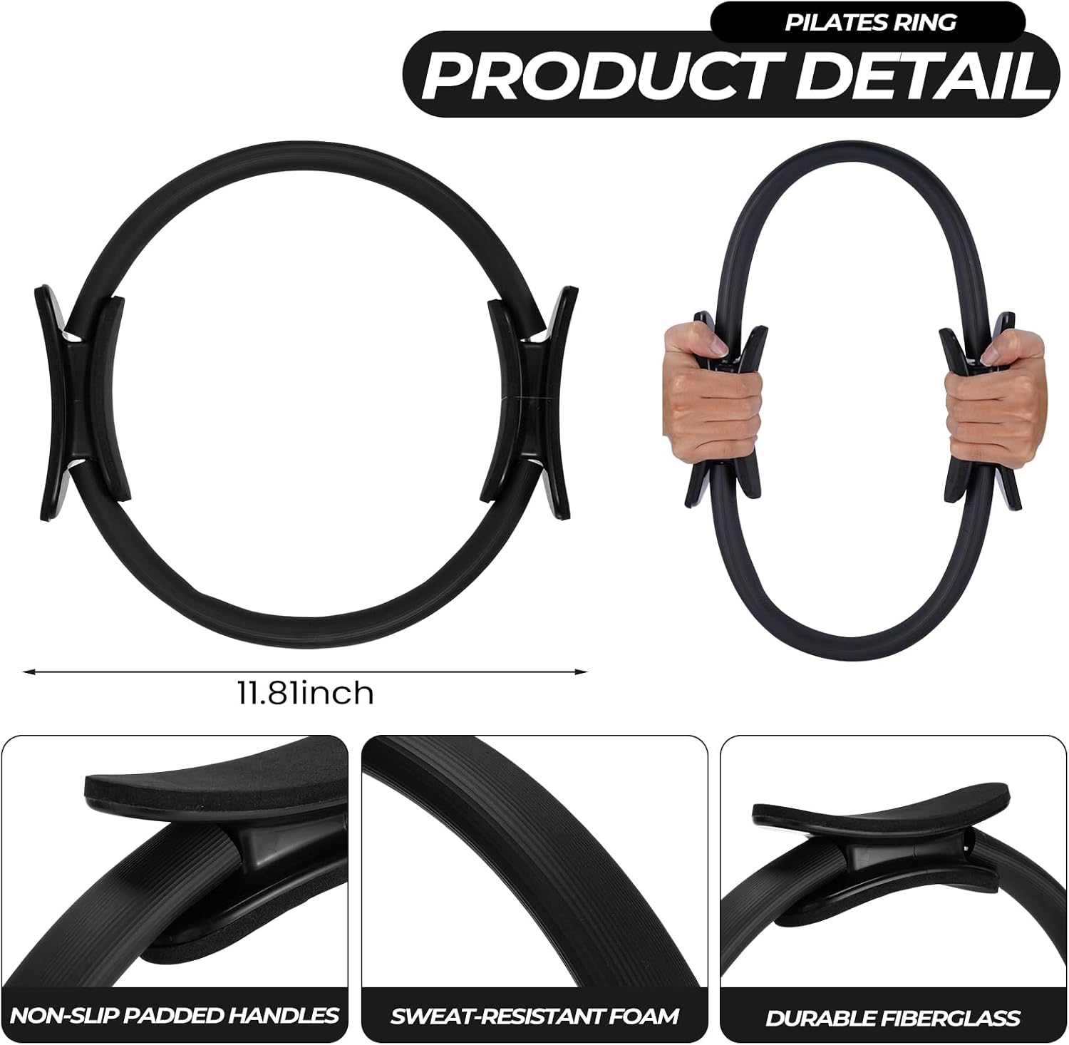 18-teiliges Pilates-Ring- und  – Resistance Loop Mini Band Bewertung und Preis
