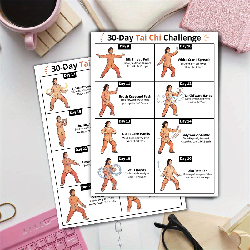 4 Stück 30-Tage-Tai-Chi-Challe – Home Gym Reviews Bewertung und Preis